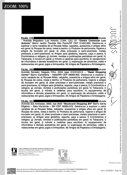 PID Scanner detectando QR Code microscópico em carimbo da Junta Comercial